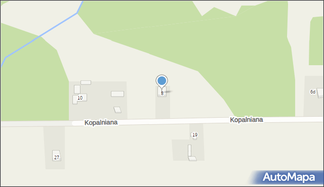 Konradów, Kopalniana, 8, mapa Konradów