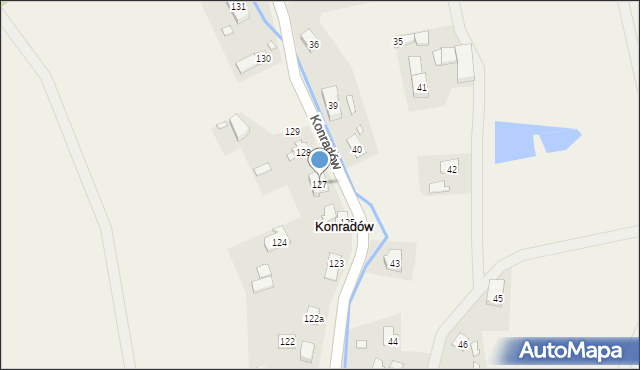 Konradów, Konradów, 127, mapa Konradów