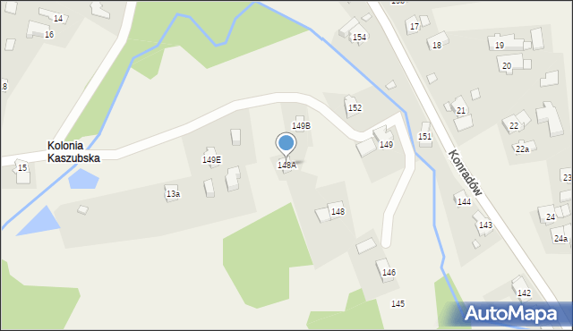 Konradów, Konradów, 148A, mapa Konradów