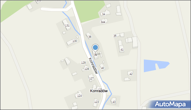 Konradów, Konradów, 39, mapa Konradów