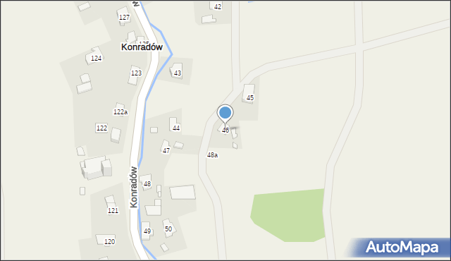 Konradów, Konradów, 46, mapa Konradów