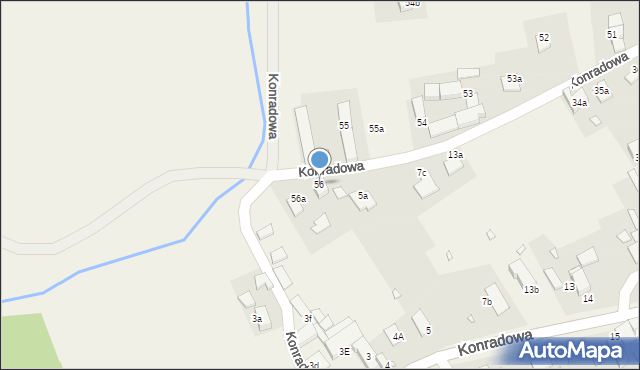 Konradowa, Konradowa, 56, mapa Konradowa