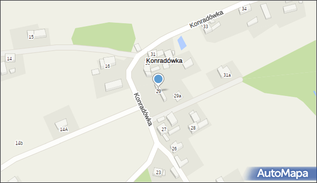 Konradówka, Konradówka, 29, mapa Konradówka