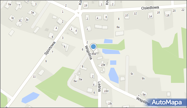 Konradowo, Konradowo, 80a, mapa Konradowo