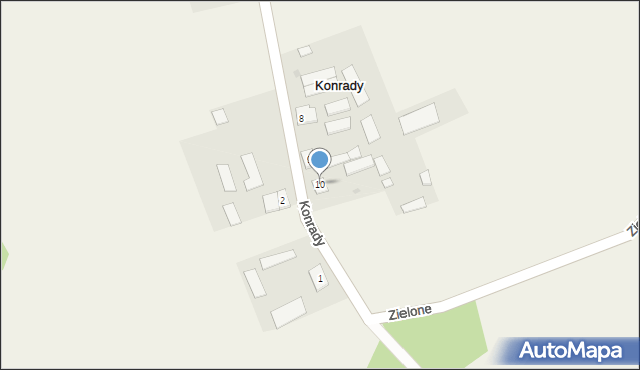 Konrady, Konrady, 10, mapa Konrady
