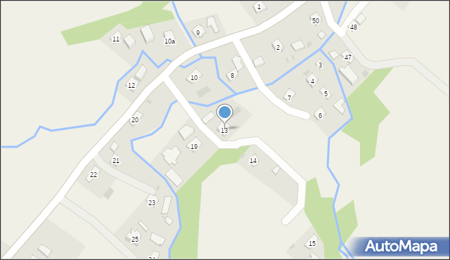 Końskie, Końskie, 13, mapa Końskie