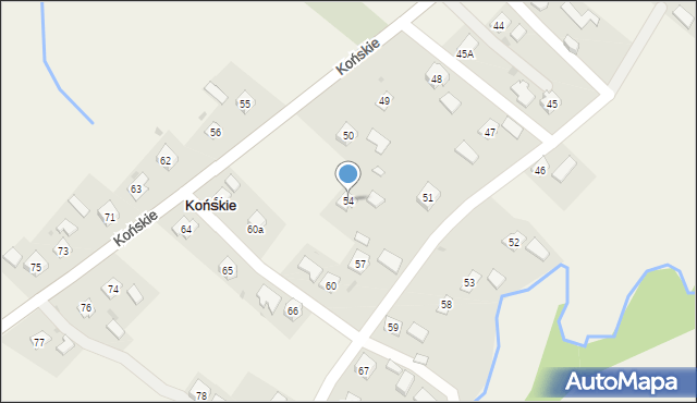 Końskie, Końskie, 54, mapa Końskie