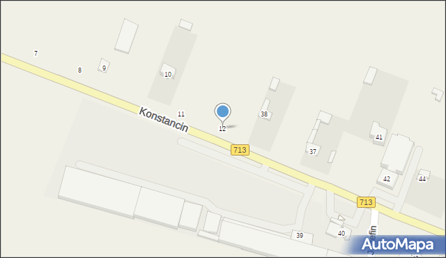 Konstancin, Konstancin, 12, mapa Konstancin