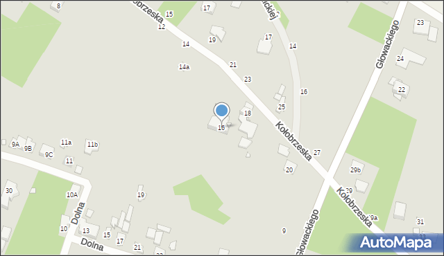 Konstancin-Jeziorna, Kołobrzeska, 16, mapa Konstancin-Jeziorna