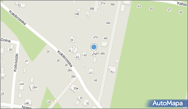 Konstancin-Jeziorna, Kołobrzeska, 47A, mapa Konstancin-Jeziorna