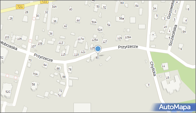 Konstancin-Jeziorna, Kołobrzeska, 80A, mapa Konstancin-Jeziorna