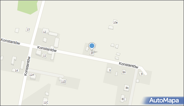 Konstantów, Konstantów, 10, mapa Konstantów