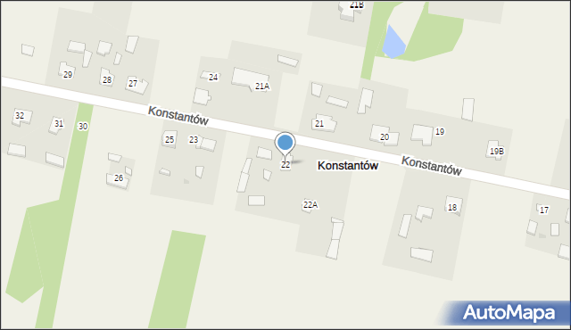 Konstantów, Konstantów, 22, mapa Konstantów