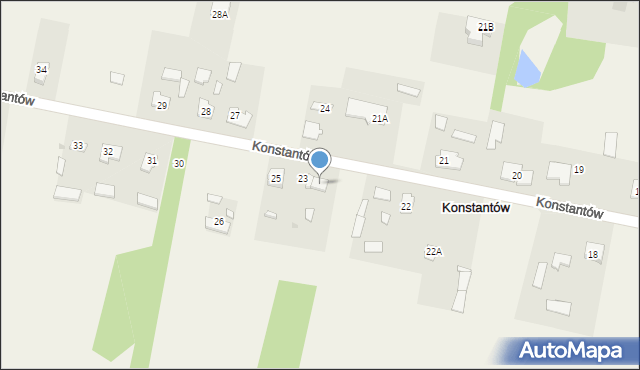 Konstantów, Konstantów, 23A, mapa Konstantów