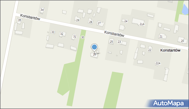 Konstantów, Konstantów, 26, mapa Konstantów