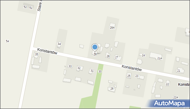 Konstantów, Konstantów, 29, mapa Konstantów