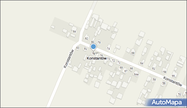 Konstantów, Konstantów, 78, mapa Konstantów