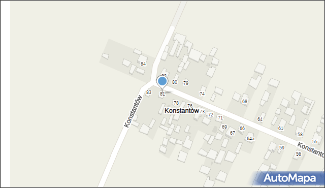 Konstantów, Konstantów, 81, mapa Konstantów