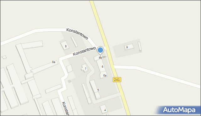Konstantowo, Konstantowo, 6b, mapa Konstantowo