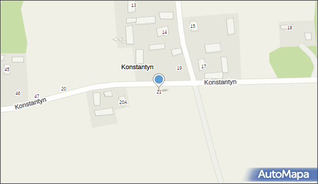 Konstantyn, Konstantyn, 21, mapa Konstantyn