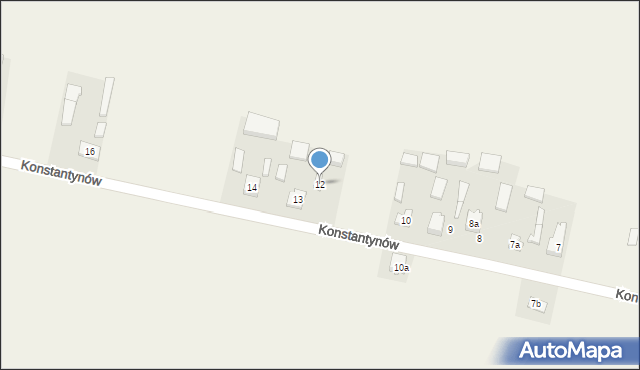 Konstantynów, Konstantynów, 12, mapa Konstantynów