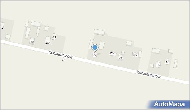 Konstantynów, Konstantynów, 27, mapa Konstantynów