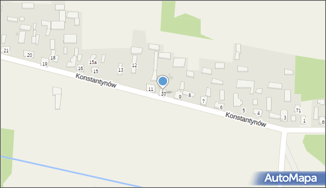 Konstantynów, Konstantynów, 10, mapa Konstantynów