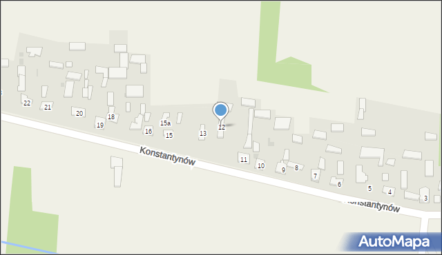 Konstantynów, Konstantynów, 12, mapa Konstantynów