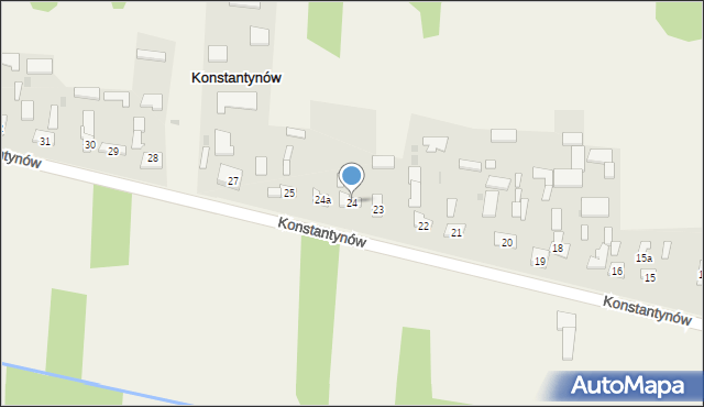 Konstantynów, Konstantynów, 24, mapa Konstantynów