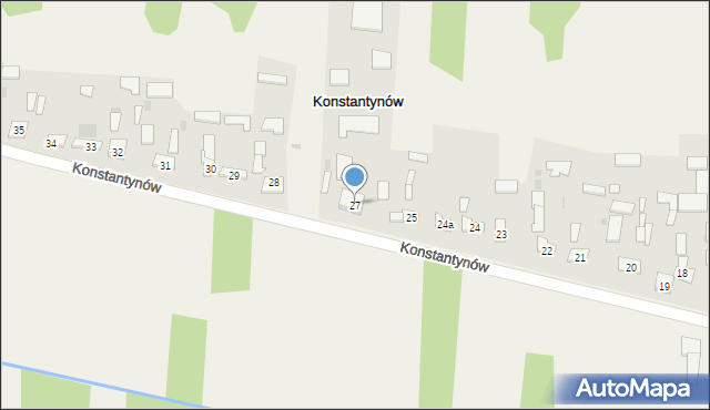 Konstantynów, Konstantynów, 27, mapa Konstantynów