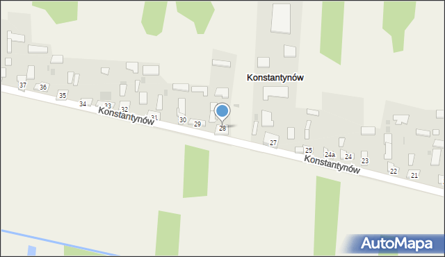 Konstantynów, Konstantynów, 28, mapa Konstantynów