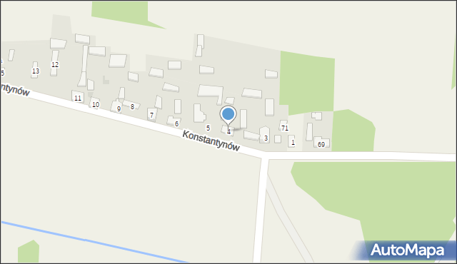 Konstantynów, Konstantynów, 4, mapa Konstantynów