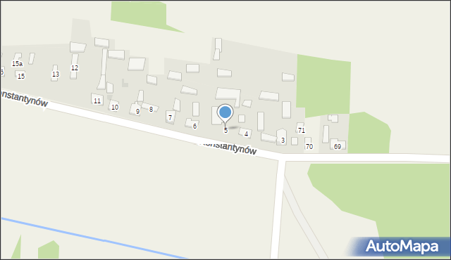 Konstantynów, Konstantynów, 5, mapa Konstantynów