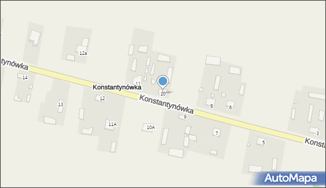 Konstantynówka, Konstantynówka, 10, mapa Konstantynówka