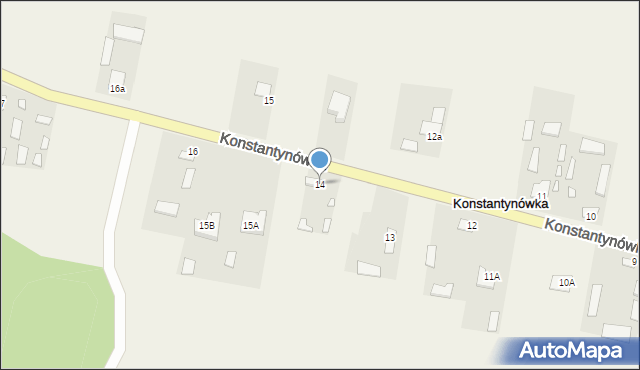 Konstantynówka, Konstantynówka, 14, mapa Konstantynówka