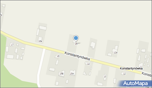 Konstantynówka, Konstantynówka, 15, mapa Konstantynówka