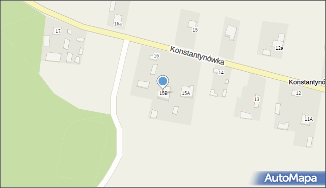 Konstantynówka, Konstantynówka, 15B, mapa Konstantynówka