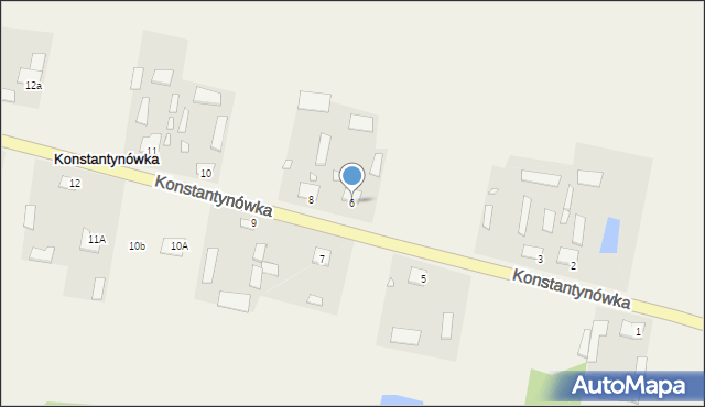 Konstantynówka, Konstantynówka, 6, mapa Konstantynówka