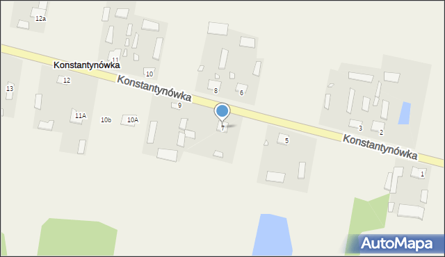 Konstantynówka, Konstantynówka, 7, mapa Konstantynówka