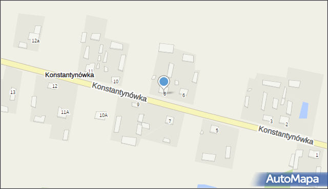 Konstantynówka, Konstantynówka, 8, mapa Konstantynówka