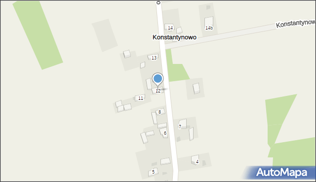 Konstantynowo, Konstantynowo, 12, mapa Konstantynowo