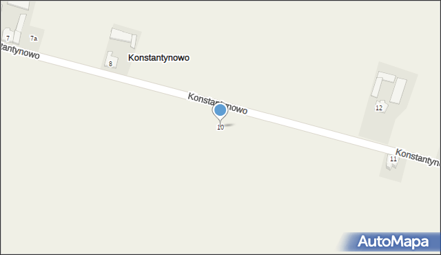 Konstantynowo, Konstantynowo, 10, mapa Konstantynowo