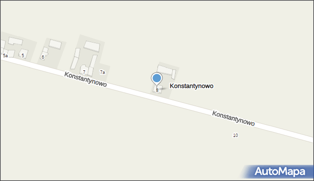 Konstantynowo, Konstantynowo, 8, mapa Konstantynowo