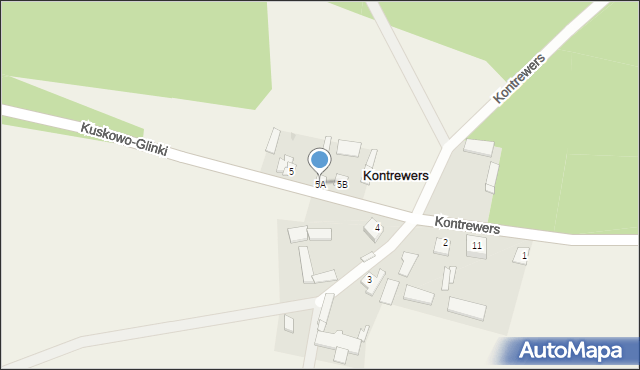 Kontrewers, Kontrewers, 5A, mapa Kontrewers