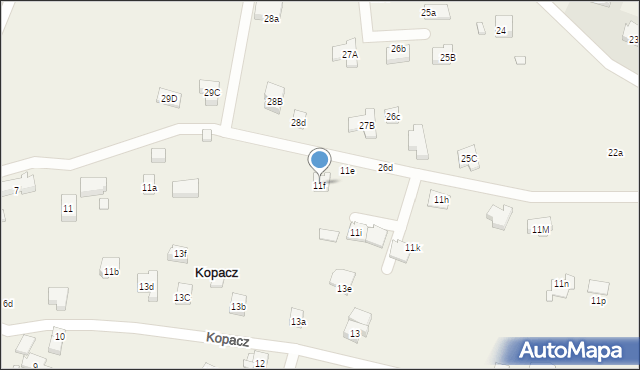 Kopacz, Kopacz, 11f, mapa Kopacz