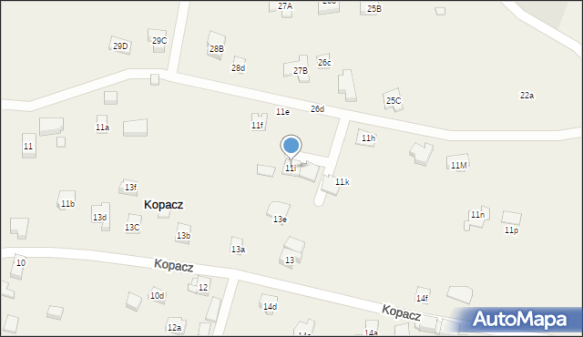 Kopacz, Kopacz, 11i, mapa Kopacz