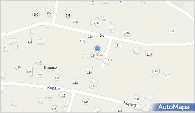 Kopacz, Kopacz, 11j, mapa Kopacz