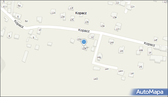 Kopacz, Kopacz, 12a, mapa Kopacz