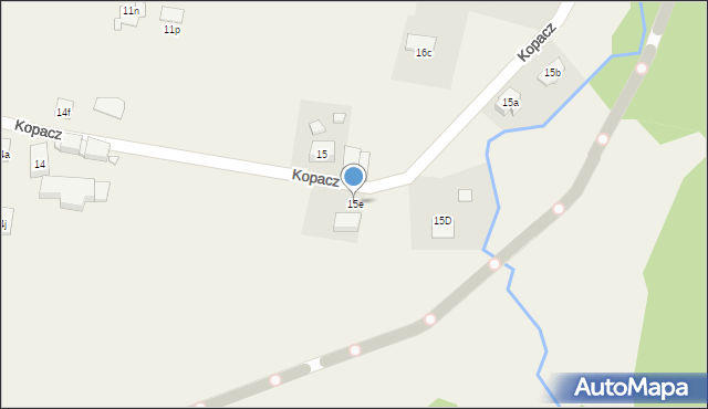 Kopacz, Kopacz, 15e, mapa Kopacz