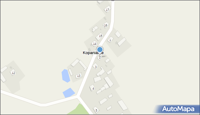 Kopaniarze, Kopaniarze, 2, mapa Kopaniarze